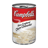 Campbell's Classics new england clam chowder condensed soup Full-Size Picture